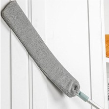 Delixa 5dm-Saplı Mikrofiber Başlıklı Girintili Yüzey Temizleme Mopu Toz Alma Fırçası