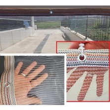 3x6 M Balkon ve Kedi Koruma Filesi, Dolu ve Kuş Ağı Için Güvenli File