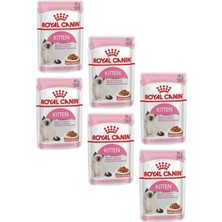 Delixa Royal Canin Kitten Soslu Yaş Kedi Maması 85 gr x 6 Adet