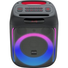 Delixa Kenwood Parti Hoparlörü AS-P200BT - Dinamik Işık Gösterisi, 10 Saat Pil Ömrü, Bluetooth, Tws (Kablos