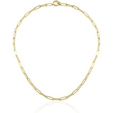 Harem Altın Ataş Desenli Zincir Kolye ZKU007