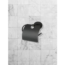 Delixa Zebra Paslanmaz Siyah Wc Kagitlik Geniş Kapakli Tuvalet Kagitligi Tuvalet Kagidi Askisi