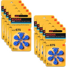 Delixa Kodak 6 Adet P675 Işitme Cihazı Pili