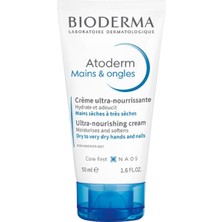 Delixa Atoderm Hand & Nail Cream Kuru Ciltler Için El Kremi Shea Yağı Içeren Onarıcı ve Nemlendirici Bakım
