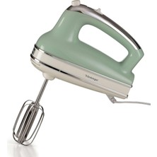 Delixa El Mikseri Yeşil 1548/04-450 Watt, 5 Hız, Çırpma ve Yoğurma Başlıkları, Turbo Fonksiyonu