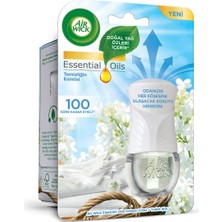 Delixa Air Wick Elektrikli Oda Kokusu Esansiyel Yağlar Cihaz + Yedek Şişe Temizliğin Esintisi