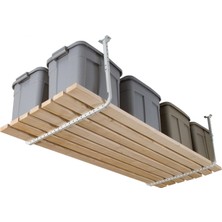 Delixa Hyloft 80842-10 Tavan Raf Kiti, 83 cm x 86 cm Ayarlanabilir, Garaj ve Atölye Saklama Rafı Seti, Beya