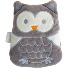 Delixa Babyjem Kiraz Çekirdekli Baykuş Kadife Gaz Yastığı/gri