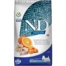 Delixa N&d Ocean Kuru Köpek Maması, Morina Balığı, Balkabağı & Portakallı, Yetişkin Mini, 2.5 kg