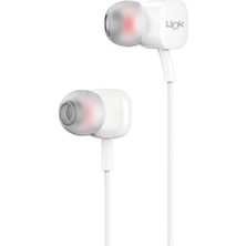Delixa H15 Mikrofonlu Kulak Içi Kablolu Kulaklık 3.5mm Beyaz