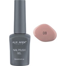 Delixa Alıx Avıen Uv Kalıcı Pembe Nude Jel Oje 08 - Gel Polish - 12 ml