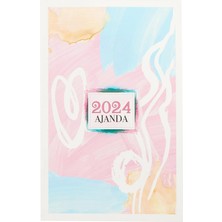 Delixa Mor Kelebek 2024 Ajanda - Tual, 8683672858852, Çok Renkli