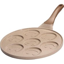 Delixa Lezzetin Renkleri | Pankek Tavası | Emojili | Vizon | 28CM