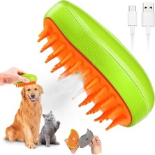 Delixa Chanccı Kedi Buhar Fırçası,3 In1 Buharlı Kedi Fırçası,şarj Edilebilir Kedi Bakım Fırçası,kedi Sprey