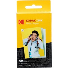 Delixa Kodak Zink Fotoğraf Kağıdı, 50 x 76 Mm, Anında Film, 50'li Paket