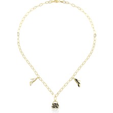 Harem Altın Moda Ikonu Zincir Kolye ZKU044