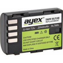 Delixa Ayex Panasonic Lumix Dmc-Gh3, Gh4, Gh5 Için DMW-BLF19E Batarya