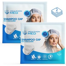 Delixa Healthonmed Su Kullanmadan Saç Temizleme Şampuan Bonesi (3'lü Set), Durulama Gerektirmeyez