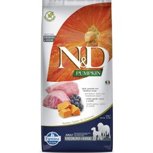 Delixa N&d Pumpkin Kuru Köpek Maması, Tahılsız, Kuzu ve Yabanmersinli, Yetişkin Medium ve Maxi, 12 kg