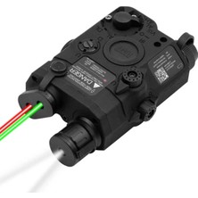 Özbience Taktik Peq-15 Pil Kılıfı ve LED El Feneri Kırmızı/yeşil Nişangah