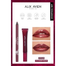 Alix Avien Uzun Süre Kalıcı Suya Dayanıklı Dudak Nemlendiricili Dolgunlaştırıcı Lipgloss ve Lipliner Seti 01