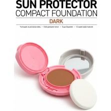 Alix Avien Kırışıklık Karşıtı Yüksek Kapatıcı SPF50 Waterproof Kompakt Fondöten - Compact Foundation Dark