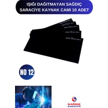 12 Numara Kaynak Camı Seti - 10 Adet, Dayanıklı ve Güvenilir Ürün