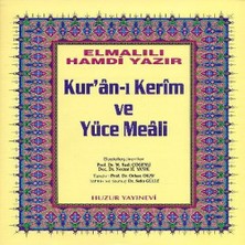 Nerm Kuranı Kerim ve Yüce Meali Orta Boy (Sarı)