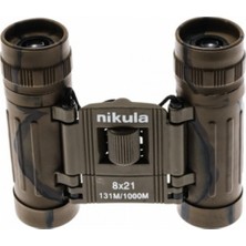 Özbience 8X21 Av Dürbünü, 1000M/56M Görüş, Kauçuk Kaplama, Hafif ve Dayanıklı