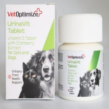 Vetoptimize Urinavit 40 Tablet | Kedi & Köpek Idrar Yolu Enfeksiyonu, Sistit ve Kristal Önleyici Destek