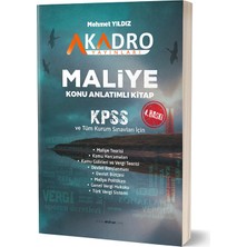 A Kadro Yayınları Maliye Konu Anlatım 4.baskı
