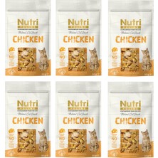 Nutri Feline Chicken & Cheese Tavuklu ve Peynirli Tahılsız Kedi Ödülü 50 Gr. x 6 Adet