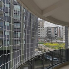 Balkon Güvenlik Filesi 2,5X4M, 10X10CM Göz Aralığı, Güvenli ve Dayanıklı