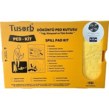 Döküntü Ped Kutusu, Kimyasal Emici, 20'li, 40X25 Cm, Temizlik ve Koruma