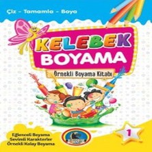 Nerm Kelebek Boyama Kitabı (8 Kitap Takım)