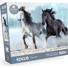 Nerm Blue Focus Horses (Atlar) - 1000 Parça