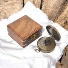 Özbience Ahşap Kutulu Pusula ile Keşif ve Macera Keyfi