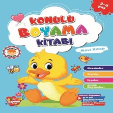 Nerm Konulu Boyama - Mavikitap (3-4 Yaş)