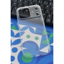 NOVKA Phone Accessories iPhone 17 Pro Max Uyumlu Kredi Şeffaf Düz Kılıf Kamera Korumalı