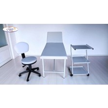 Başarı Medikal Klasik Sedye Seti (Klasik Sedye, Z Tipi Etajer , Tabure)