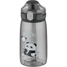 Shotay Child Çocuk Su Matarası Tritan Siyah 550ML