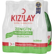 Kızılay Erzincan Doğal Maden Suyu (6 x 200 Ml) X8 Adet
