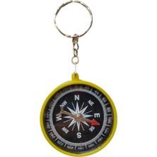 Özbience Renkli Pusula Anahtarlık, 4,5 Cm, Şık ve Pratik Seyahat Aksesuarı