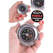 Özbience 2 Adet Manyetik Pusula ile Kolay Yön Bulma, Taşınabilir ve Dayanıklı