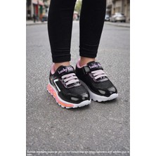 Minibonito Kız Çocuk Desenli Simli Günlük Sneaker Ayakkabı