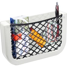 Özbience Beyaz Tekne ve Karavan Eşya Taşıma Cep Filesi 21X12X2 cm