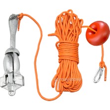 Özbience Marin Bot, Kano ve Jetski Çıpası Çantalı, 1.5 Kg, Şemsiye Çapalı 6mm 20MT Ip