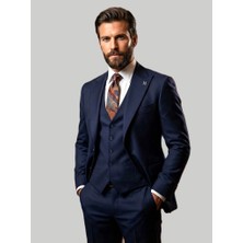 HERMOSE Signature  | Derin Lacivert Yelekli Takım Elbise