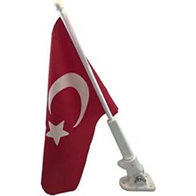 Özbience 40CM Plastik Tekne Bayrak Direği ve Hediye Bayrak ile Şıklık Sağlar