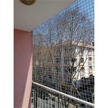 Dayanıklı Balkon Güvenlik Filesi 1 M x 3 M, Güvenli ve Şık Koruma